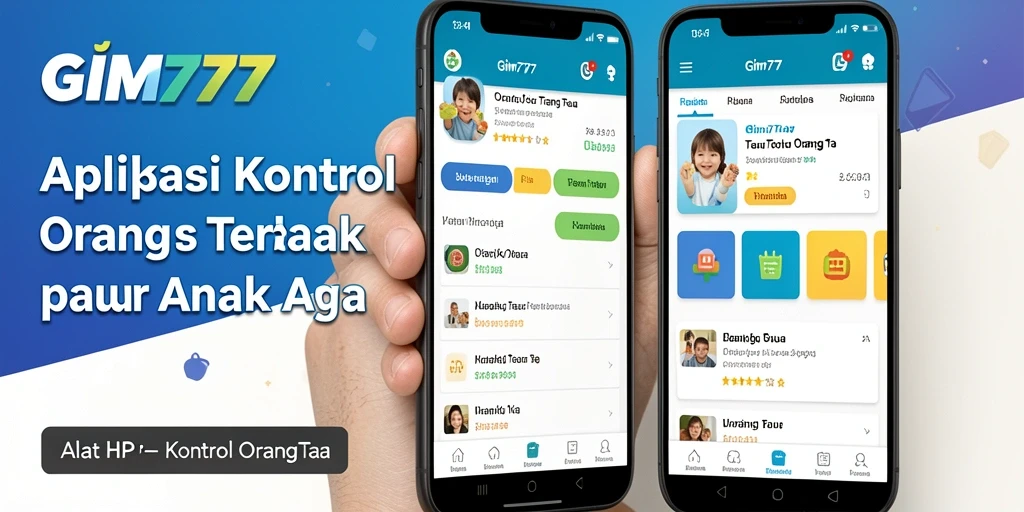 Antarmuka GIM777 yang sederhana dan intuitif untuk Kontrol Orang Tua.