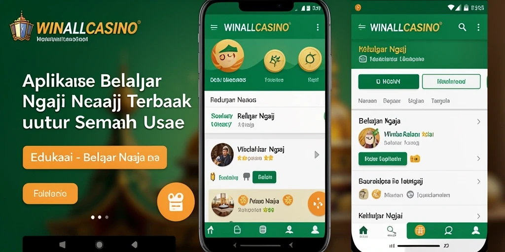 Tampilan antarmuka WINALLCASINO yang intuitif untuk belajar ngaji.